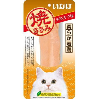 いなば 焼ささみ チキンスープ味 1本×48袋