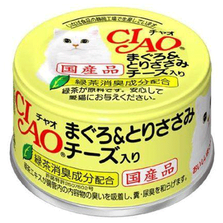 いなば CIAO まぐろ&とりささみ チーズ入り 85g×48缶