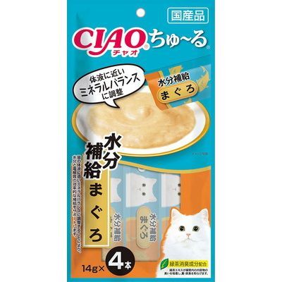 いなば CIAO ちゅーる 水分補給 まぐろ 14g×4本入り(1ケース48袋)