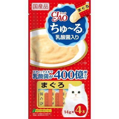 いなば CIAO ちゅーる 乳酸菌入り まぐろ 14g×4本入り(1ケース48袋)