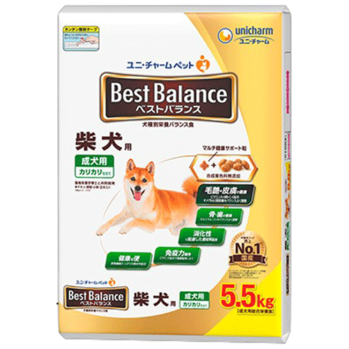 ユニ・チャーム ベストバランス カリカリ仕立て 柴犬用 5.5kg×2袋