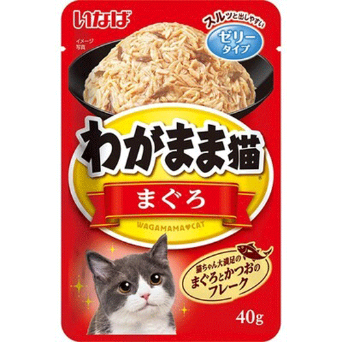 いなば わがまま猫 まぐろパウチ まぐろ 40g×96袋