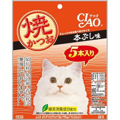 いなば CIAO 焼かつお 本ぶし味 5本入り×16袋