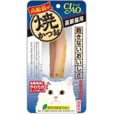 いなば CIAO 焼かつお 高齢猫用 海鮮ほたて味 1本×48袋