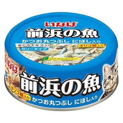いなば 前浜の魚 かつお丸つぶし にぼし入り 115g×48缶