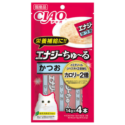 いなば CIAO エナジーちゅーる かつお 14g×4本入り(1ケース48袋)