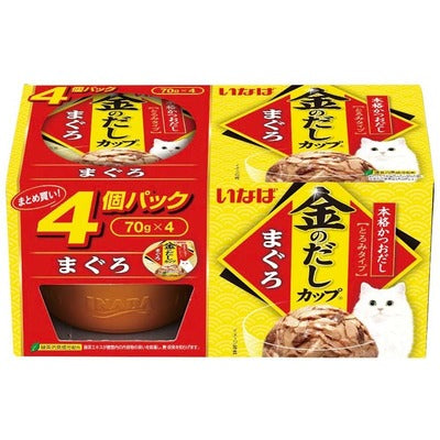 いなば 金のだしカップ まぐろ 70g×4個パック(1ケース48個)