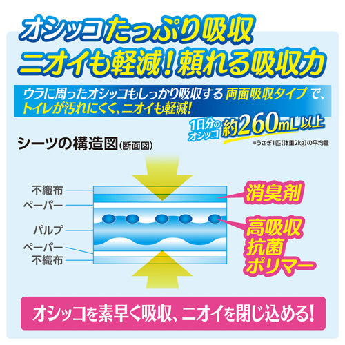 GEX Top Breeder 清潔消臭トイレシーツ 40枚入×16点