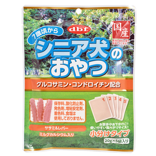 デビフ シニア犬のおやつ グルコサミン・コンドロイチン配合 100g(20g×5袋)×48袋