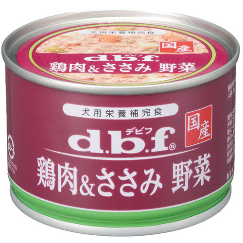 デビフ 鶏肉＆ささみ 野菜 150g×24缶