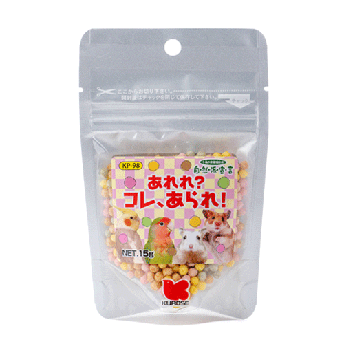 黒瀬ペットフード 自然派 あれれ？コレ、あられ！ 15g×20袋