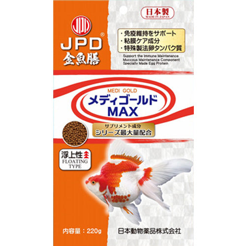 ニチドウ 金魚膳 メディゴールドMAX 浮上性 3kg×4袋