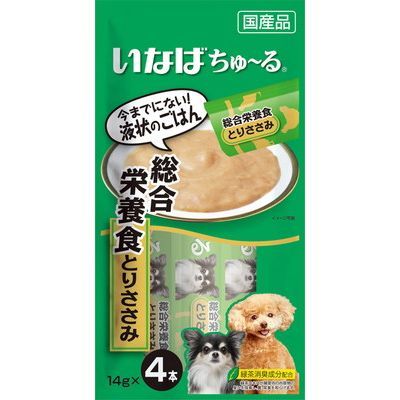 いなば ちゅーる 総合栄養食 とりささみ 14g×4本入り(1ケース48袋)