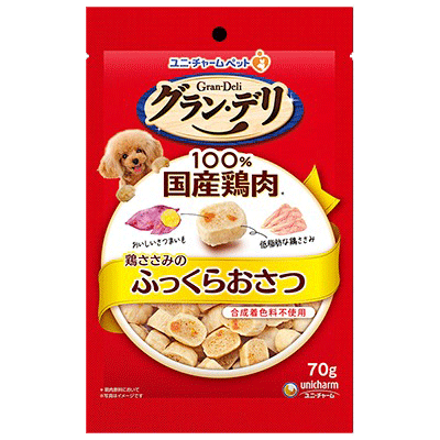 ユニ・チャーム グラン・デリ きょうのごほうび 鶏ささみのふっくらおさつ 70g×36袋