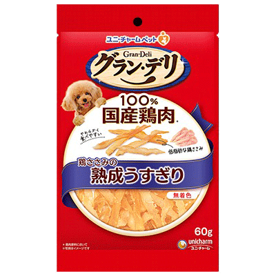 ユニ・チャーム グラン・デリ きょうのごほうび 鶏ささみの熟成うすぎり 60g×36袋