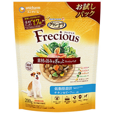 ユニ・チャーム グラン・デリ フレシャス アダルト成犬用 低脂肪設計 チキン&ビーフ入り 200g×18袋