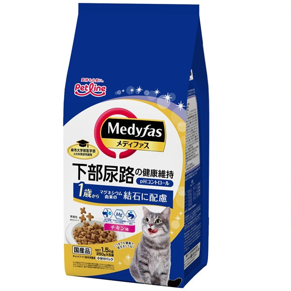 ペットライン メディファス 1歳から チキン味 3kg(500g×6袋)×8袋