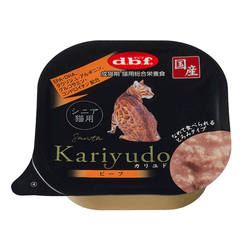 デビフ Kariyudo（カリユド） シニア猫用 ビーフ 95g×24個