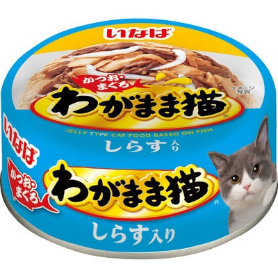 いなば わがまま猫 しらす入り かつお・まぐろ 115g×48缶