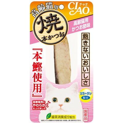 いなば CIAO 焼本かつお 高齢猫用 かつお節味 1本×48袋