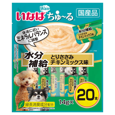 いなば ちゅーる 水分補給 とりささみ チキンミックス味 14g×20本入り(1ケース16袋)