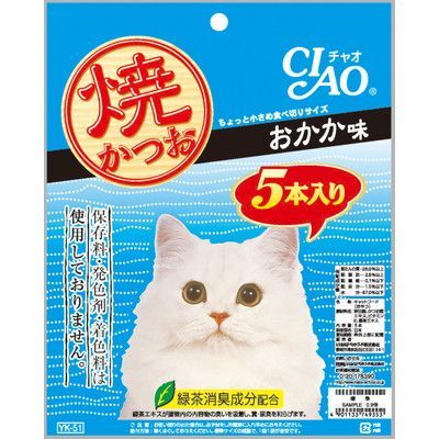 いなば CIAO 焼かつお おかか味 5本入り×16袋