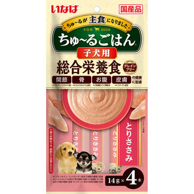 いなば ちゅーるごはん 子犬用 とりささみ 14g×4本入り(1ケース48袋)