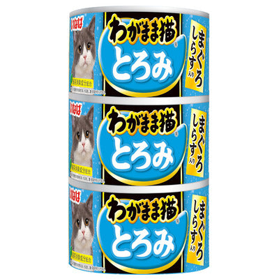 いなば わがまま猫 とろみ まぐろ しらす入り 140g×3缶(1ケース54缶)