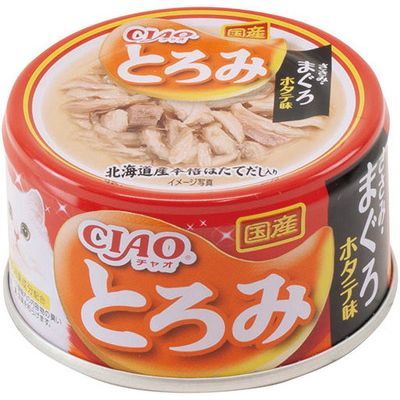 いなば CIAO とろみ ささみ・まぐろ ホタテ味 80g×48缶