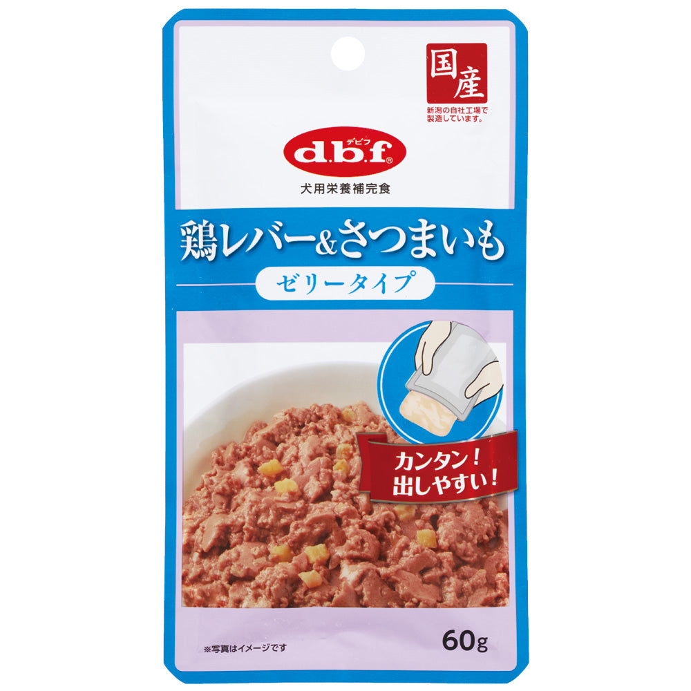 デビフ 鶏レバー&さつまいも ゼリータイプ 60g×48袋