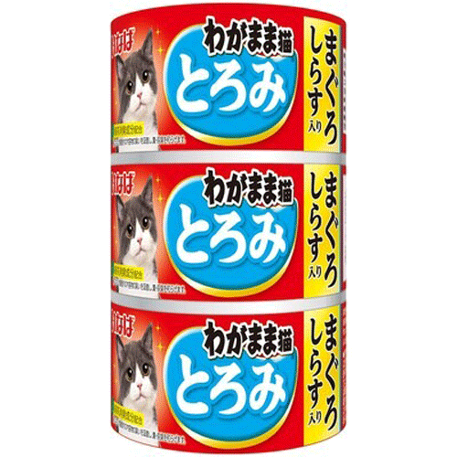いなば わがまま猫 とろみ まぐろ しらす入り 140g×3缶(1ケース54缶)