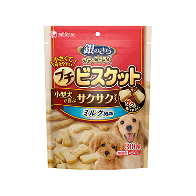 ユニ・チャーム 銀のさら きょうのごほうび プチビスケット ミルク風味 300g×20袋
