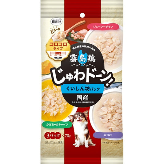 イースター 霧島鶏 じゅわドーン！ コロコロ くいしん坊パック 210g(70g×3パック)×40袋