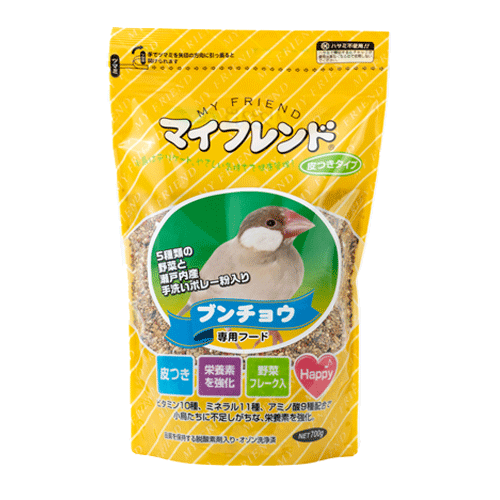 黒瀬ペットフード マイフレンド 皮つき ブンチョウ 700g×24袋